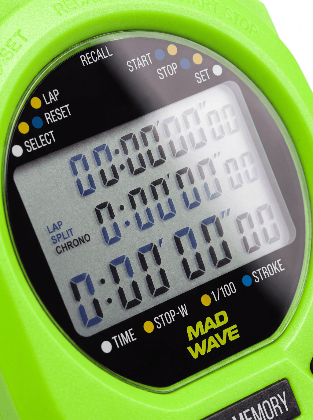 Stopwatch SW-100 memory green